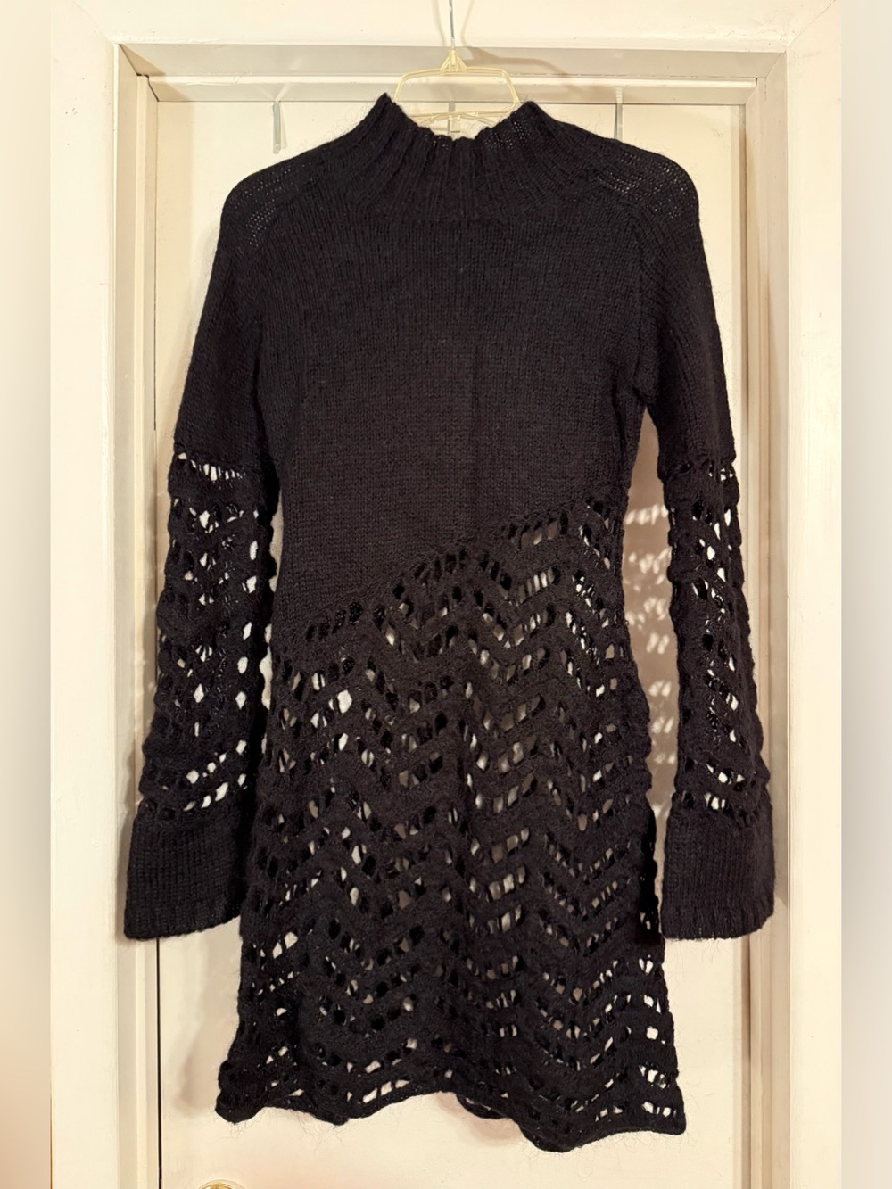 Young essence cut out dress in black size small
